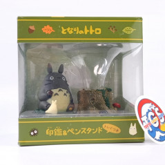 Studio Ghibli My Neighbor Totoro Figure Figurine Seal & Pen Stand Ensky JPN New