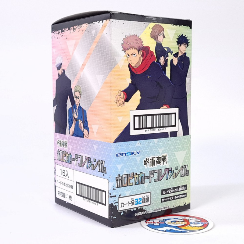 Jujutsu Kaisen Holo Pika Card Collectionn Gum 16 Packs 32 Types Ensky Japan New