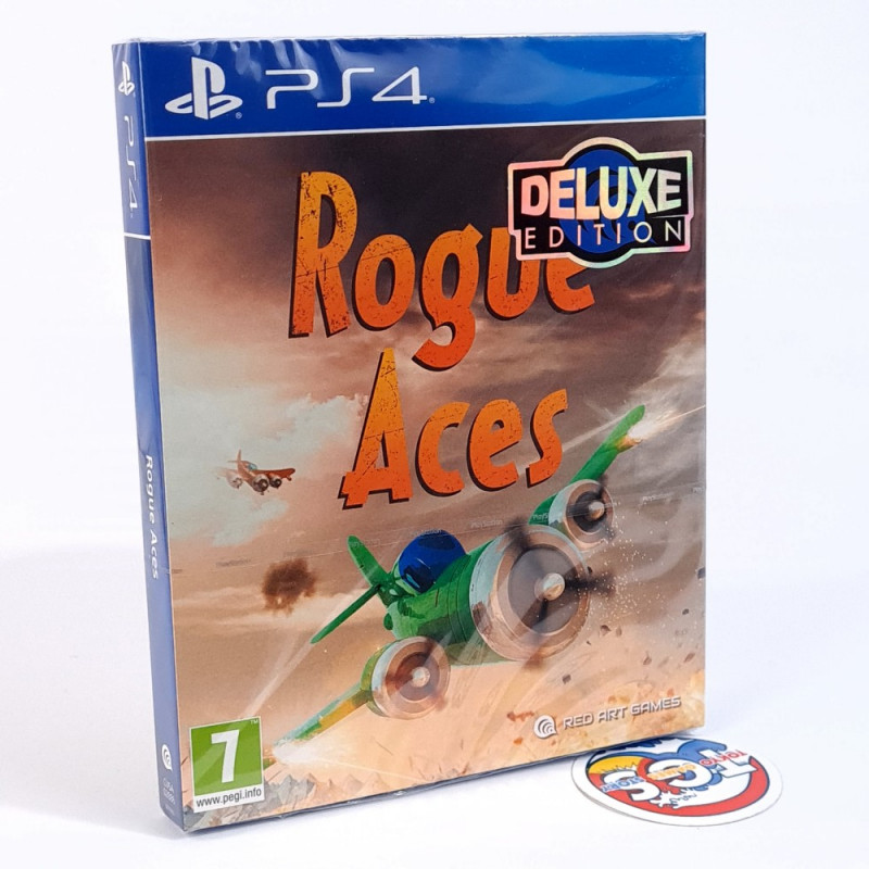 Rogue Aces Deluxe Edition PS4 Red Art Games New (Multi-Languages/Aerial Combat Roguelike)