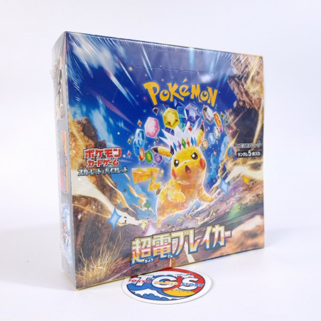 TCG Pokemon Card Game Scarlet & Violet Expansion Pack Super Electric Breaker (1box/30Packs) Sealed sv8 Japan New