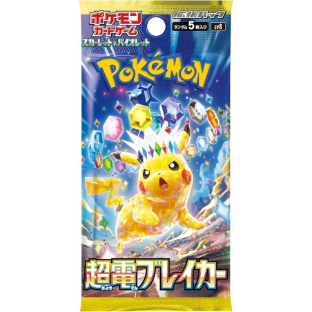 TCG Pokemon Card Game Scarlet & Violet Expansion Pack Super Electric Breaker (1box/30Packs) Sealed sv8 Japan New