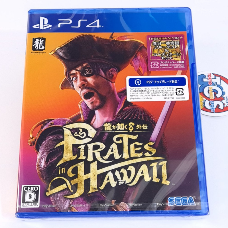 Like a Dragon: Pirate Yakuza in Hawaii PS4 Japan New (Multi-Language/Ryu Ga Gotoku 8 Gaiden)