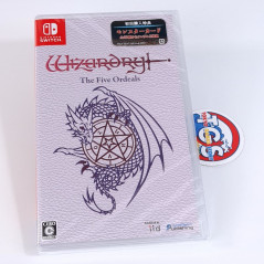 Wizardry: The Five Ordeals +Monster Card Switch Japan New (Game in ENGLISH/RPG-TRPG)