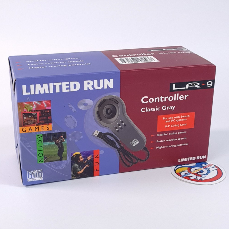 Retro Inspired Switch & PC Controller LRG (Classic Gray) Limited Run NEW