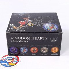 Kingdom Hearts Glass Magnet (Full Set of 14 Pieces) Disney & Ensky Japan New