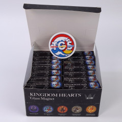 Kingdom Hearts Glass Magnet (Full Set of 14 Pieces) Disney & Ensky Japan New