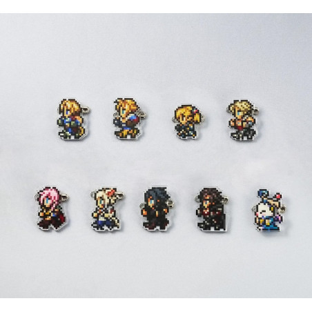 Final Fantasy Record Keeper Acrylic Badge Collection Vol.2 (Full Set 9pcs) New