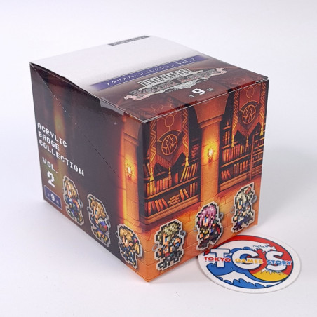 Final Fantasy Record Keeper Acrylic Badge Collection Vol.2 Full Set 9pcs JPN New