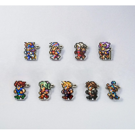 Final Fantasy Record Keeper Acrylic Badge Collection Vol.1 (Full Set 9pcs) New