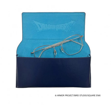 Dragon Quest Smile Slime Embroidery Glasses Case Pochette Lunettes Japan New