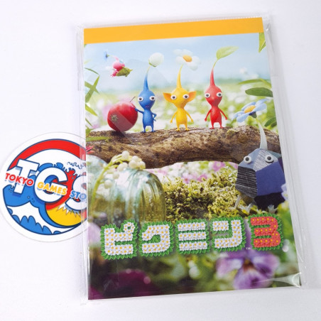 Pikmin 3 Memo Book Pad 2013 Nintendo Official Factory Sealed Ensky Japan New
