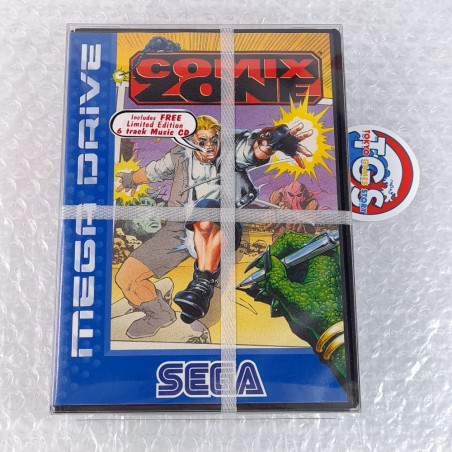 Comix Zone + Music CD Megadrive Pal-Euro Sega NEUF/NEW FACTORY SEALED Mega drive