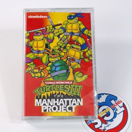 TMNT TEENAGE MUTANT NINJA TURTLES III Nes Ver. (OST Soundtrack K7 Cassette/Tape) NEW