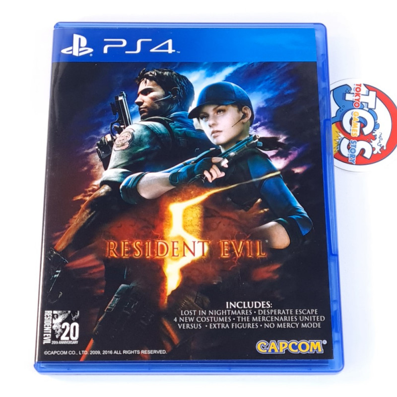 Resident Evil 5 PS4 Asia Edition (Game in Multi-Languages/Action Adventure)