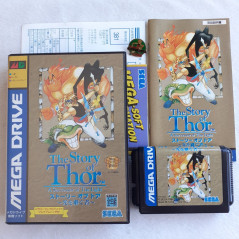 The Story Of Thor Wth Pins&Reg.Card Sega Megadrive Japan Ver. Action Adventure 1994