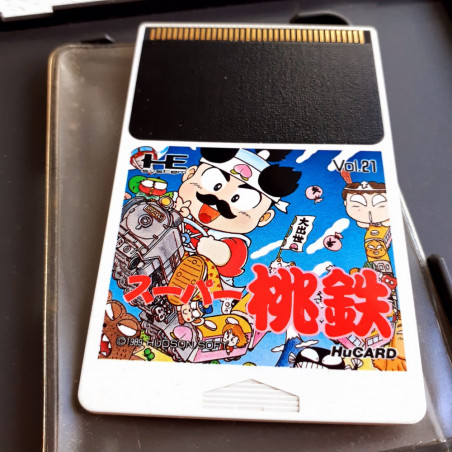 Super Momotarou Dentetsu Nec PC Engine Hucard Japan Ver. PCE Momotaro Hudson Soft Vol.21 1989 Peach Boy