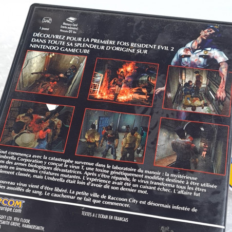 Resident Evil 2 Nintendo Gamecube EURO/PAL Français USED Capcom Horror survival