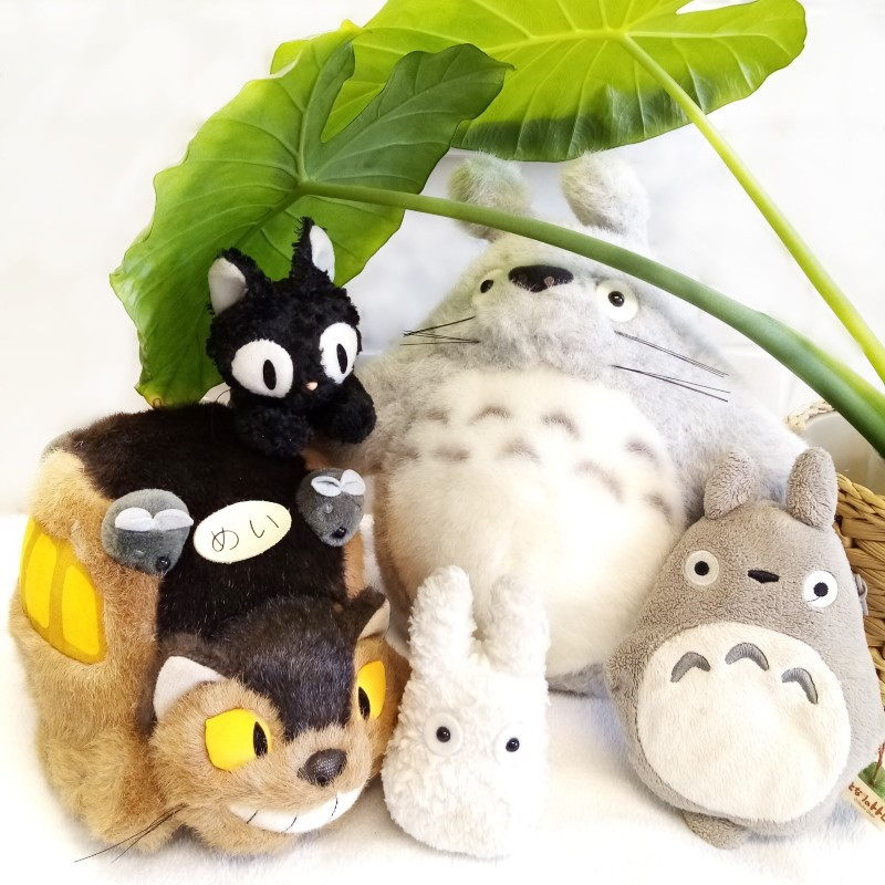 5 Peluches Studio Ghibli Totoro Kiki Plush Japan Official Goods Set B Jiji Chatbus