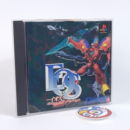 EOS Edge Of Skyhigh PS1 Japan Game (Mecha 3D Shooter) Playstation 1