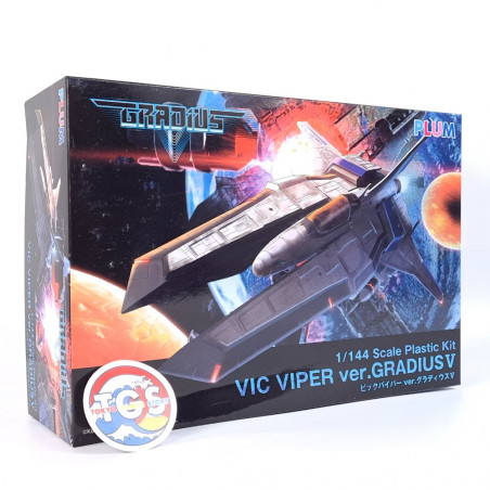 Gradius V 1/144 Scale Plastic Model Kit Vic Viper Ver. Plum Japan Official New