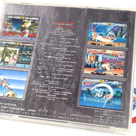 GAROU DENSETSU 2 Fatal Fury CD Original Soundtrack OST Japan SNK Game Music (+Sticker)