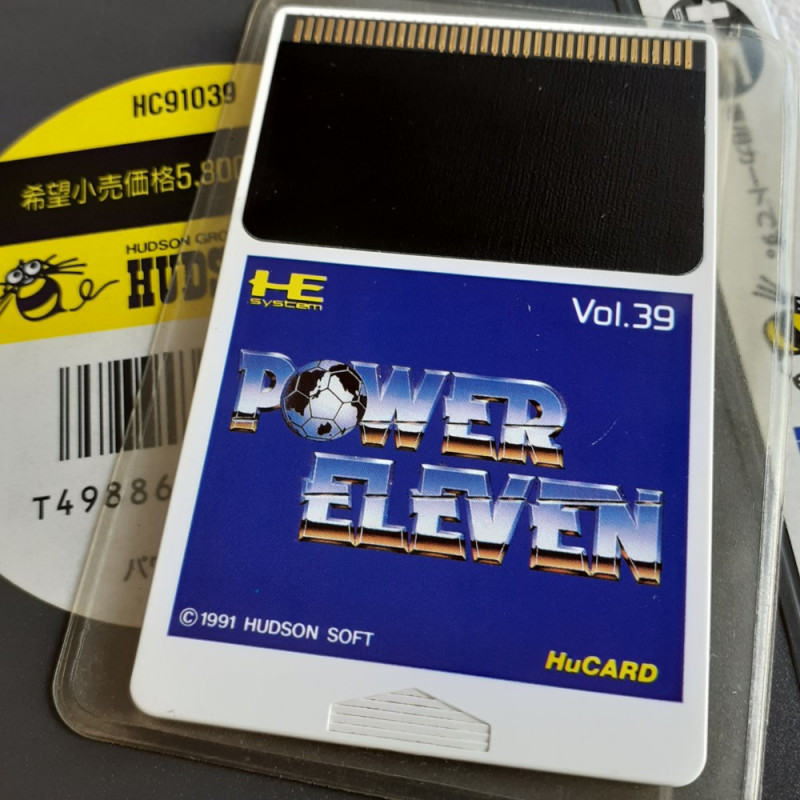 Power Eleven (No Manual) Nec PC Engine Hucard Japan Ver. PCE Soccer Hudson Soft Vol.39 1991