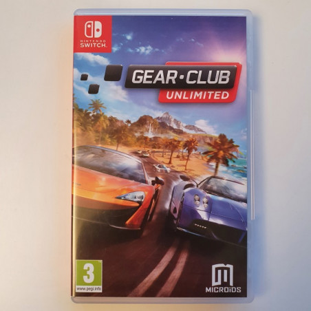 Gear Club Unlimited Switch FR Ver.USED Microids Course / Racing 3760156481616
