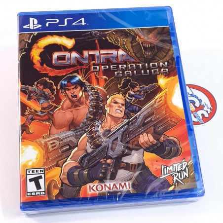 Contra: Operation Galuga PS4 Limited Run Games New (Multi-Language/Run&Gun) Probotector