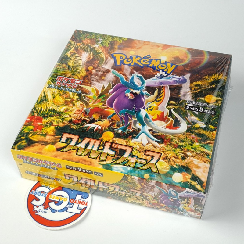 TGC Pokemon Card Game Scarlet & Violet Expansion Pack Wild Force (1box/30Packs) Sealed sv5K Japan New TGC Pokemon Card Game Scarlet & Violet Expansion Pack Wild Force (1box/30Packs) Sealed sv5K Japan New