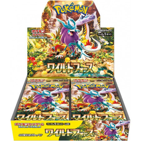 TCG Pokemon Card Game Scarlet & Violet Expansion Pack Wild Force (1box/30Packs) Sealed sv5K Japan New