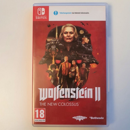 Wolfenstein II The New Colossus Switch FR Ver.USED Bethesda FPS 0045496422233