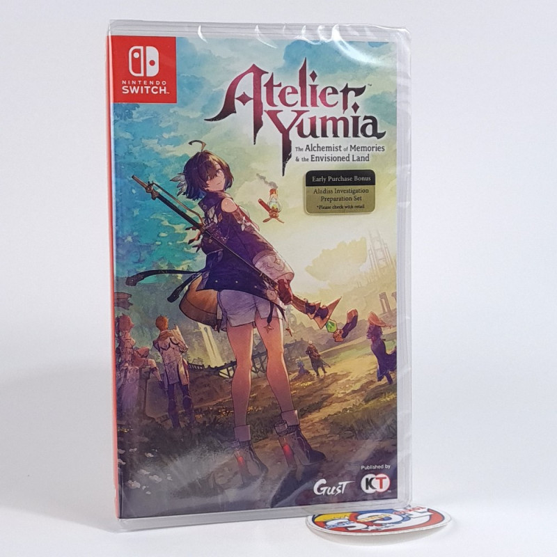 Atelier Yumia: The Alchemist of Memories & The Envisioned Land Switch English Cover (Multi-Languages) New Atelier Yumia: The Alchemist of Memories & The Envisioned Land Switch English Cover (Multi-Languages) New