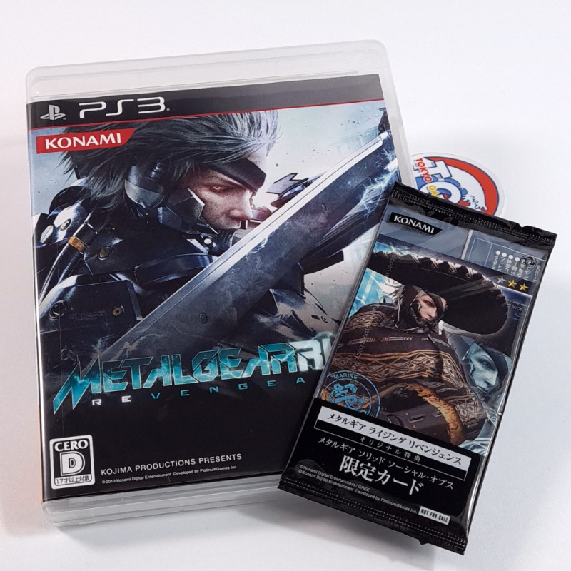 Metal Gear Rising: Revengeance PS3 Japan Ed. (TBE+Card) MGS Playstation 3 Metal Gear Rising: Revengeance PS3 Japan Ed. (TBE+Card) MGS Playstation 3