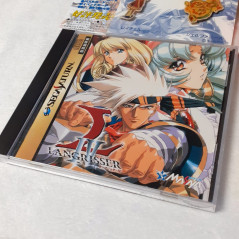 Langrisser IV Sega Saturn Japan Ver. Wth Pin's,Fanbook&Reg.Card Tactical RPG Masaya 1997