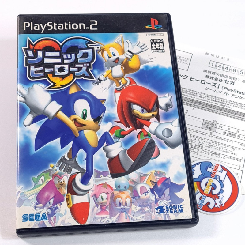 Sonic Heroes PS2 NTSC-JAPAN Playstation 2 (Sega Sonic Team/Platform)