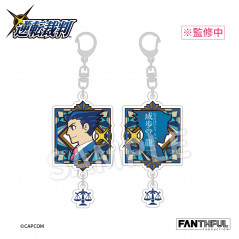 Ace Attorney Gyakuten Saiban Acrylic Keychain (1 Display Box of 12pcs) Japan New