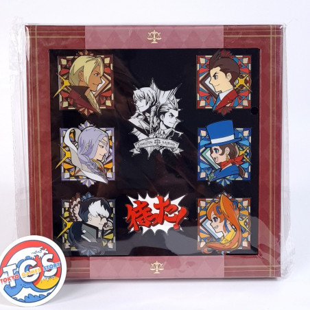 Ace Attorney 456 Gyakuten Saiban Pin Badge Set Fanthful Japan Official New