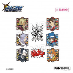 Ace Attorney 456 Gyakuten Saiban Pin Badge Set Fanthful Japan Official New