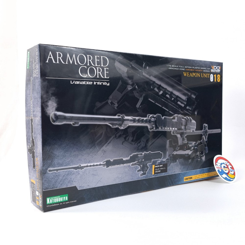 Armored core Variable Inrinity 1/72 Scale weapon unit 018 Plastic Model Kit JPN New