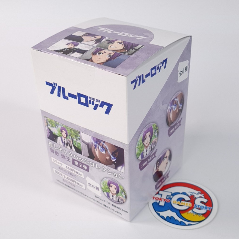 Bluelock EPISODE Oshi Chara Badge Collection Reo Mikage Vol.2 6 Pack BOX JPN New