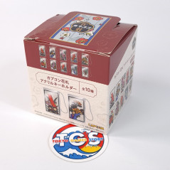 Capcom Hanafuda Acrylic Key Holder Keychain Full Set 10 Pieces Box Japan New