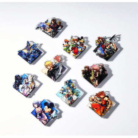 Disney Kingdom Hearts Acrylic Magnet Gallery Vol.4 Full Set of 10 Pieces JPN NEW