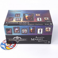 Disney Kingdom Hearts Acrylic Magnet Gallery Vol.3 Full Set of 10 Pieces JPN NEW