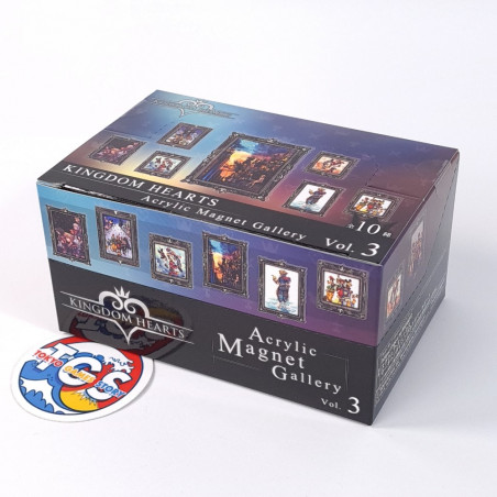 Disney Kingdom Hearts Acrylic Magnet Gallery Vol.3 Full Set of 10 Pieces JPN NEW