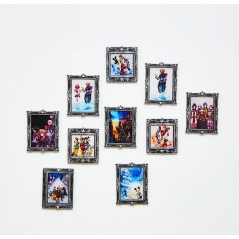 Disney Kingdom Hearts Acrylic Magnet Gallery Vol.3 Full Set of 10 Pieces JPN NEW