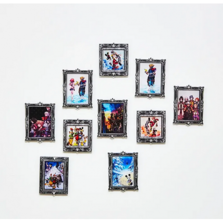 Disney Kingdom Hearts Acrylic Magnet Gallery Vol.3 Full Set of 10 Pieces JPN NEW
