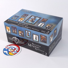 Disney Kingdom Hearts Acrylic Magnet Gallery Vol.2 Full Set of 10 Pieces JPN NEW