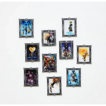 Disney Kingdom Hearts Acrylic Magnet Gallery Vol.2 Full Set of 10 Pieces JPN NEW