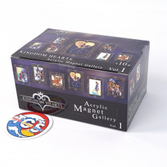 Disney Kingdom Hearts Acrylic Magnet Gallery Vol.1 Full Set of 10 Pieces JPN NEW