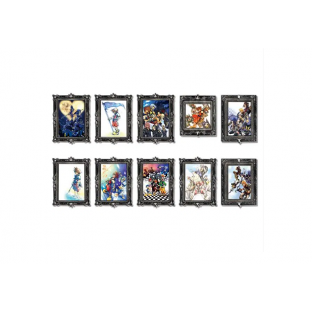 Disney Kingdom Hearts Acrylic Magnet Gallery Vol.1 Full Set of 10 Pieces JPN NEW
